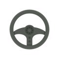 Handle steering wheel icon flat isolated vector Royalty Free Stock Photo