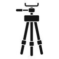 Handle tripod icon simple vector. Mobile phone stand Royalty Free Stock Photo