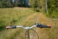 Handlebar bicycle Royalty Free Stock Photo