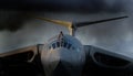 Elvington, York, Yorkshire, UK, March 2023. The Handley Page Victor is a British jet-powered strategic bomber