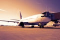 handling of an aircraft at the terminal of an airport before take-off