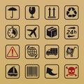 Handling and packing icons