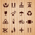 Handling and packing symbols