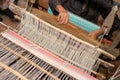 Handloom weaving