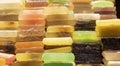 Handmade aromatic soap on the Grand Bazaar in Istanbul, Turkey,