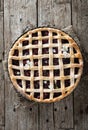 Handmade baking, cherry pie