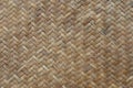 Handmade bamboo woven texture Royalty Free Stock Photo