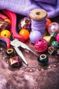 Handmade bead making accessories Royalty Free Stock Photo