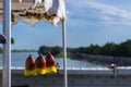 Handmade bells in the Bridge Fair in Szeged Royalty Free Stock Photo