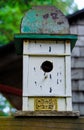 Handmade Birdhouse White