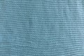 Handmade blue knitting wool texture background Royalty Free Stock Photo
