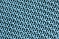 Handmade blue knitting wool texture background Royalty Free Stock Photo