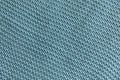Handmade blue knitting wool texture background Royalty Free Stock Photo
