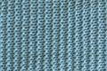 Handmade blue knitting wool texture background Royalty Free Stock Photo