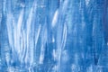 Handmade blue white acrylic painted texture