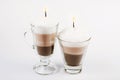 Handmade candle in the form of Irish Coffee Cup