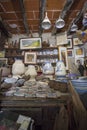 Handmade Ceramic art panels, jugs and planters in old picturesque pottery studio