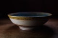 Handmade ceramic bowl empty