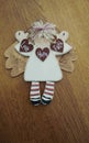 Handmade Christmas Angel Royalty Free Stock Photo