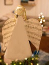Handmade Christmas paper Angel