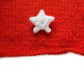 Handmade Christmas Star Royalty Free Stock Photo