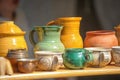 Handmade clay pots