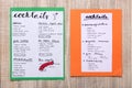 Cocktail Menus