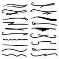 Handmade Collection Set of Underline Strokes