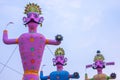 Idol of ravan during dussehra festival in India