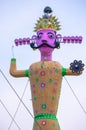 Idol of ravan during dussehra festival in India