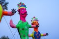 Idol of ravan during dussehra festival in India