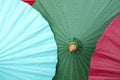 Handmade colorful umbrella. Royalty Free Stock Photo