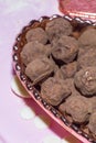 handmade condensed milk and chocolate popcorn in a bowl