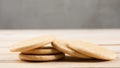 Handmade Cookies on the wooden desk homemade bakery concept