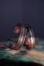 Handmade copper bracelets for women Royalty Free Stock Photo