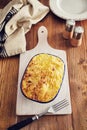 Handmade cottage pie Royalty Free Stock Photo