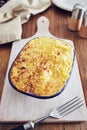 Handmade cottage pie Royalty Free Stock Photo