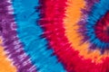 Abstract Handmade Psychedelic Tie Dye Design Pattern. Royalty Free Stock Photo