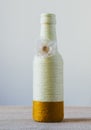 Handmade decorated bottle Royalty Free Stock Photo