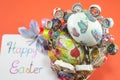 Handmade decoupage Easter eggs