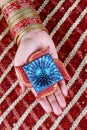 Handmade Diwali Diya Lamp in Hand