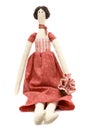 Handmade doll princess Royalty Free Stock Photo