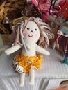 Handmade doll for sale in Port Louis Caudan Waterfront.