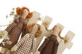 Handmade doll - toys Royalty Free Stock Photo