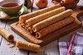 Handmade egg rolls