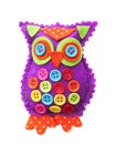 Handmade fabric owl