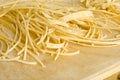 Handmade fettuccine pasta Royalty Free Stock Photo