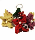 Handmade flower keychain