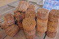 Handmade freshly rolled cigars at farmers market in Villarrica, Paraguay Royalty Free Stock Photo