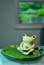 Handmade Frog dish ceramic Furnishings